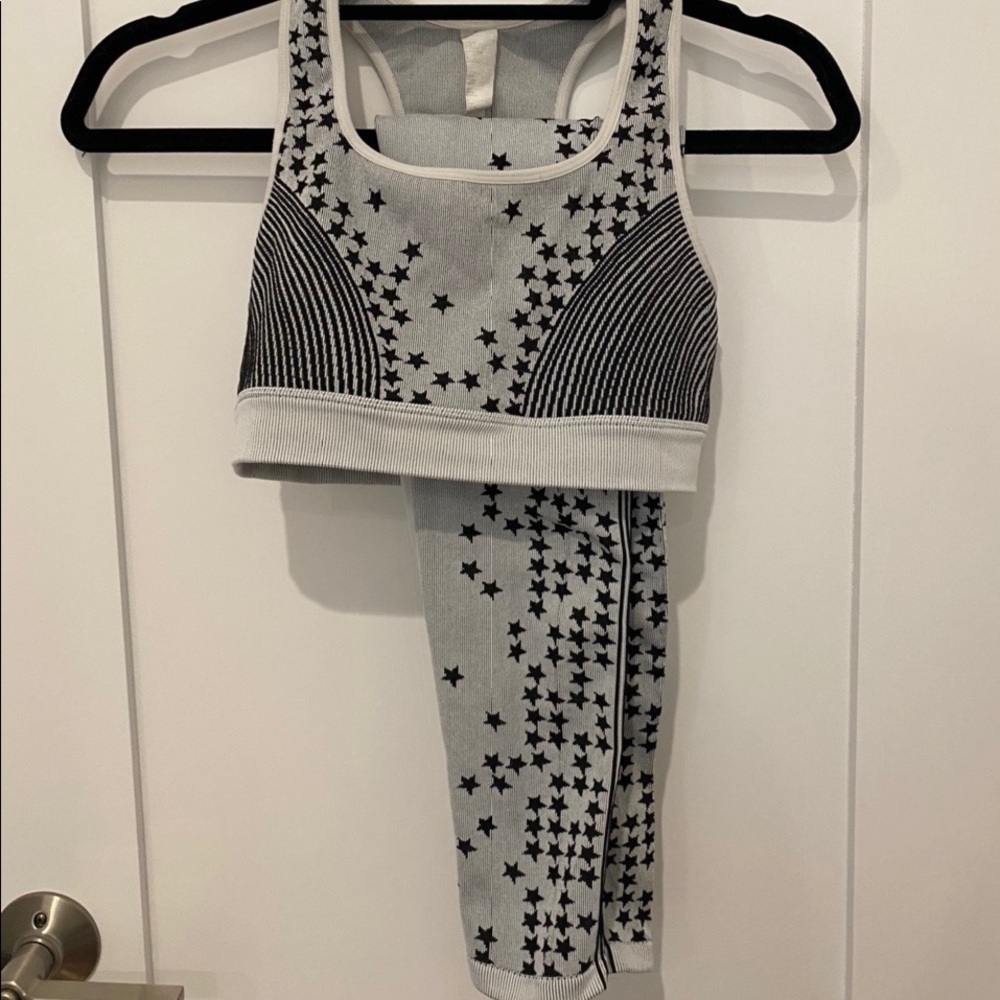 Fabletics Star Print Workout Set - image 3